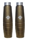 Stainless Steel Water Bottle Antique Gold, 1000 ML, Set of 2