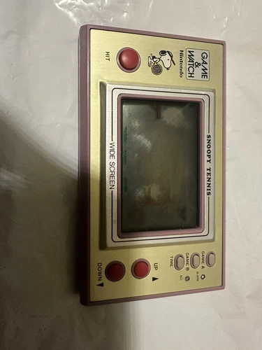 Nintendo Game & Watch Snoopy Tennis sans cache pile - Semi Hors Service  A2