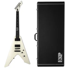 ESP LTD James Hetfield Vulture OW Olympic White Electric Guitar + Case - B-Stock