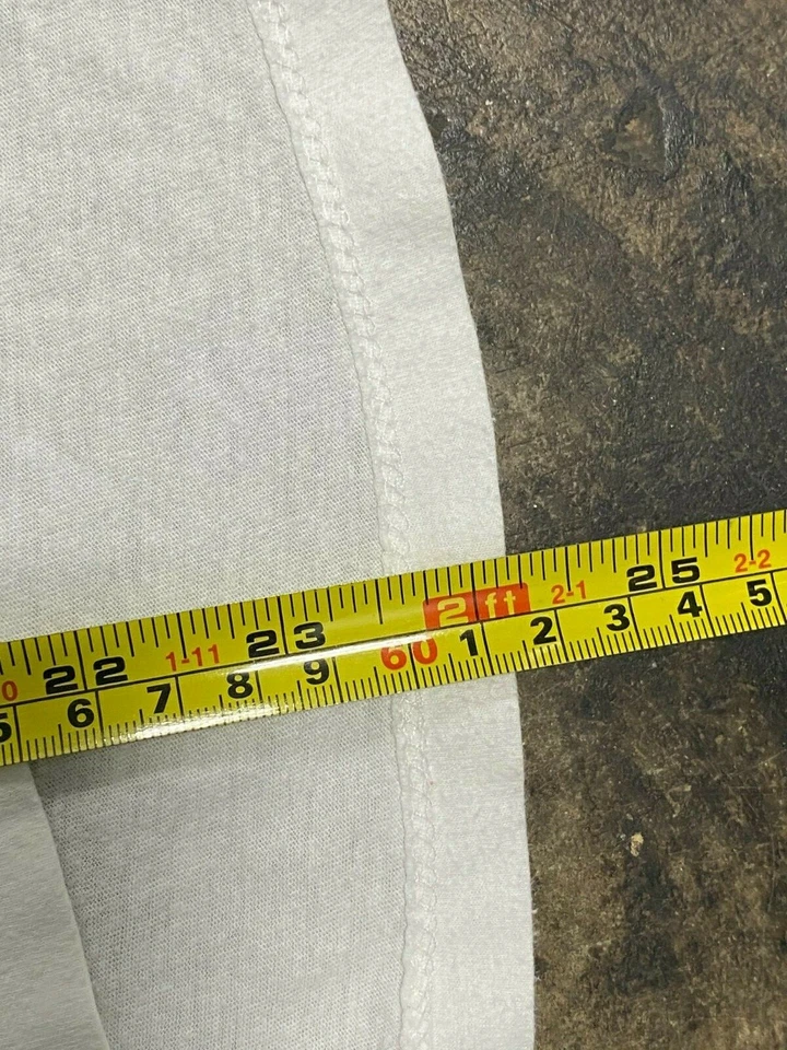 Regata Lucy Activewear feminina tamanho pequeno S branca sem mangas mistura de algodão - Imagem 3 de 4