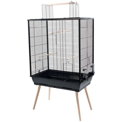 3336021041355 ZOLUX Neo JILI XL Vogelkäfig, schwarze Farbe ZOLUX
