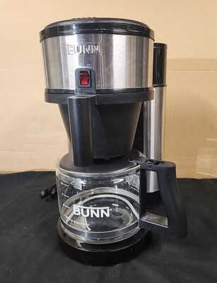 BUNN NHS-B coffee maker 10 cup brewer w/carafe WORKING
