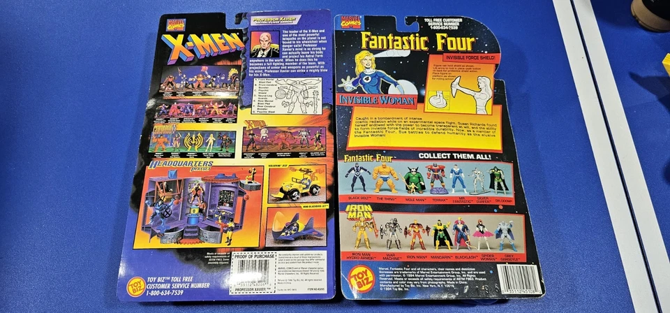 Marvel 1996 - Toy Biz - X-Men Mutant Armor Profesor Xavier y Mujer Invisible Foto 2 de 2