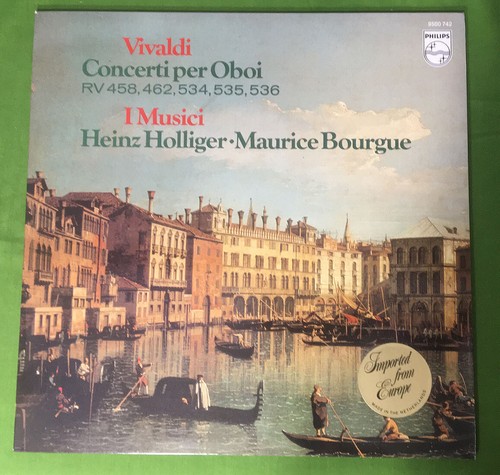 Philips – 9500 742 Holliger Bourgue, I Musici Vivaldi CLASSICAL AUDIOPHILE LP - Picture 1 of 2