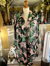 Alice & Olivia Kimono Style Reversible Silk Jacket M/l