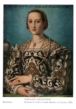 Vintage Grand Duchess of Tuscany Wallace Collection Post Card.