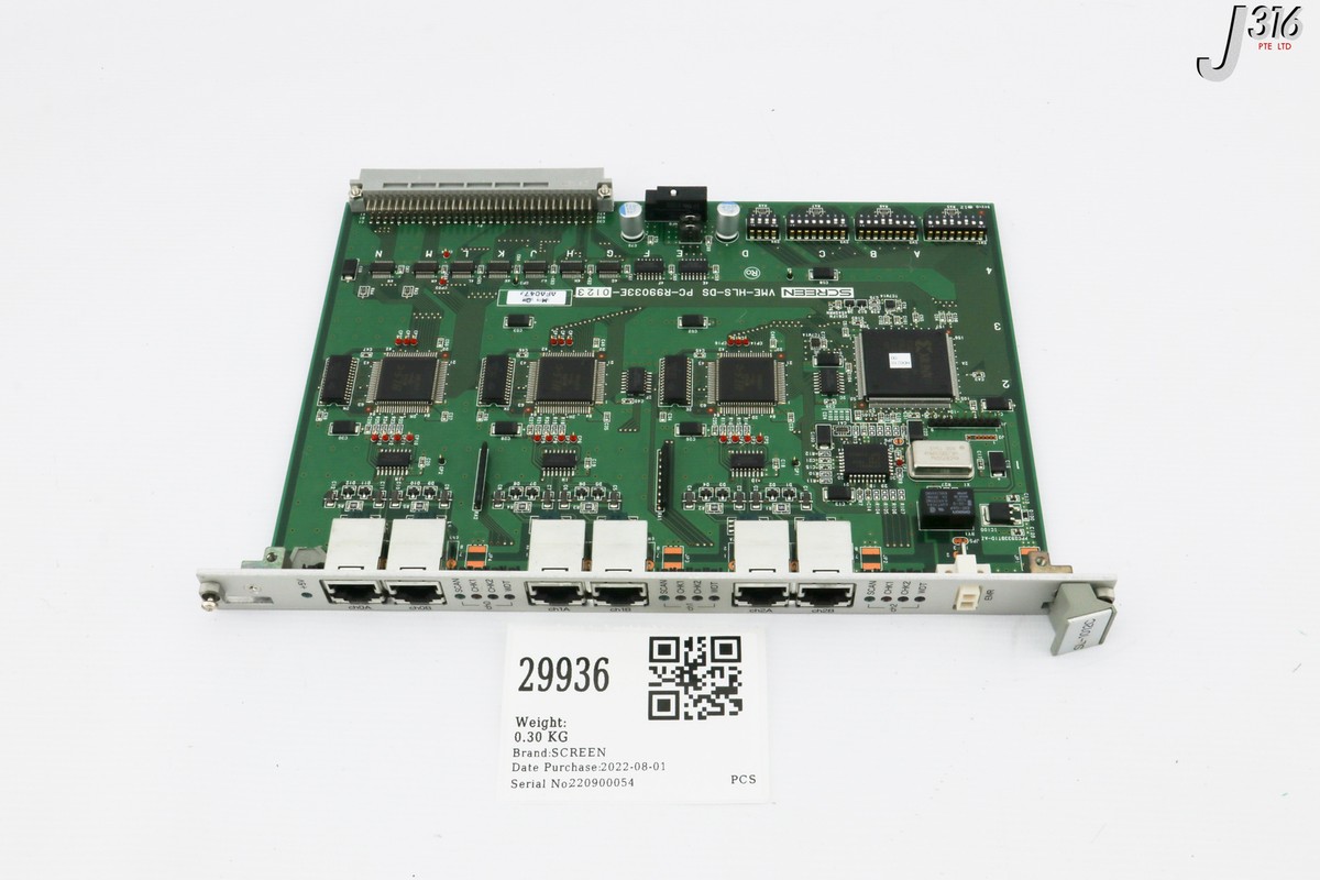専用1 29936 DAINIPPON SCREEN PCB ASSY, VME-HLS-DS, SL-1012C PC-R99033E