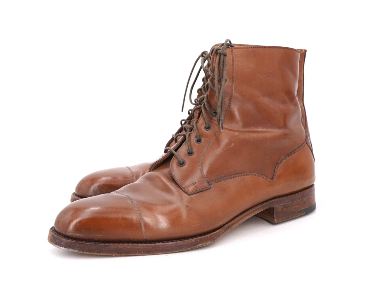 Meermin Cognac Shell Cordovan 9 eyelet Boots 7.5UK - 8.5US Buy/Sell/Trade 10/17/20 : r/goodyearwelt main image 4