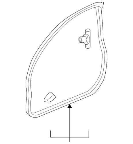 Burlete de puerta delantera derecha para Acura (N/P 72310-TK4-A01)