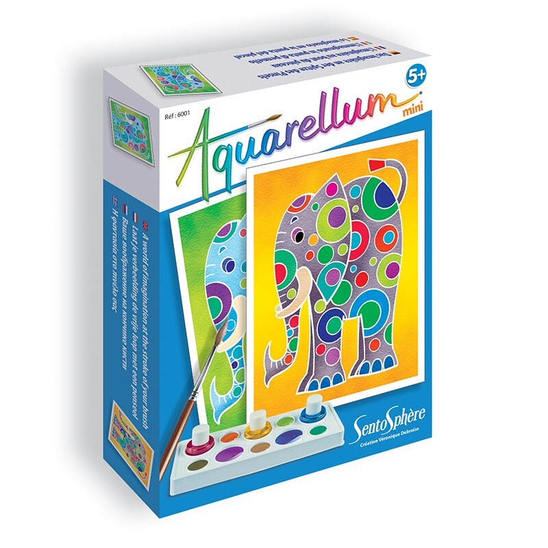 Elefantes de acuarela - pequeños - sentosfera