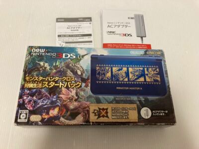 New Nintendo 3DS XL LL Monster Hunter Hunting Life Console Box