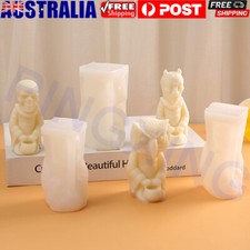 3D Owl Skeleton Zombie Ghost Mold Silicone Soap Wax Plaster Craft Mould Decor
