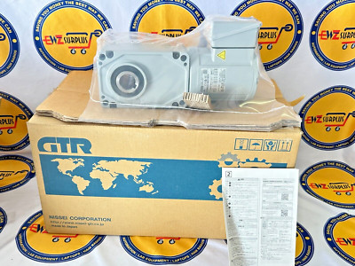 NISSEI GTR F3S30N60  GEAR MOTOR  RATIO 200: 1  F3S30N60 NEW IN FACTORY BOX