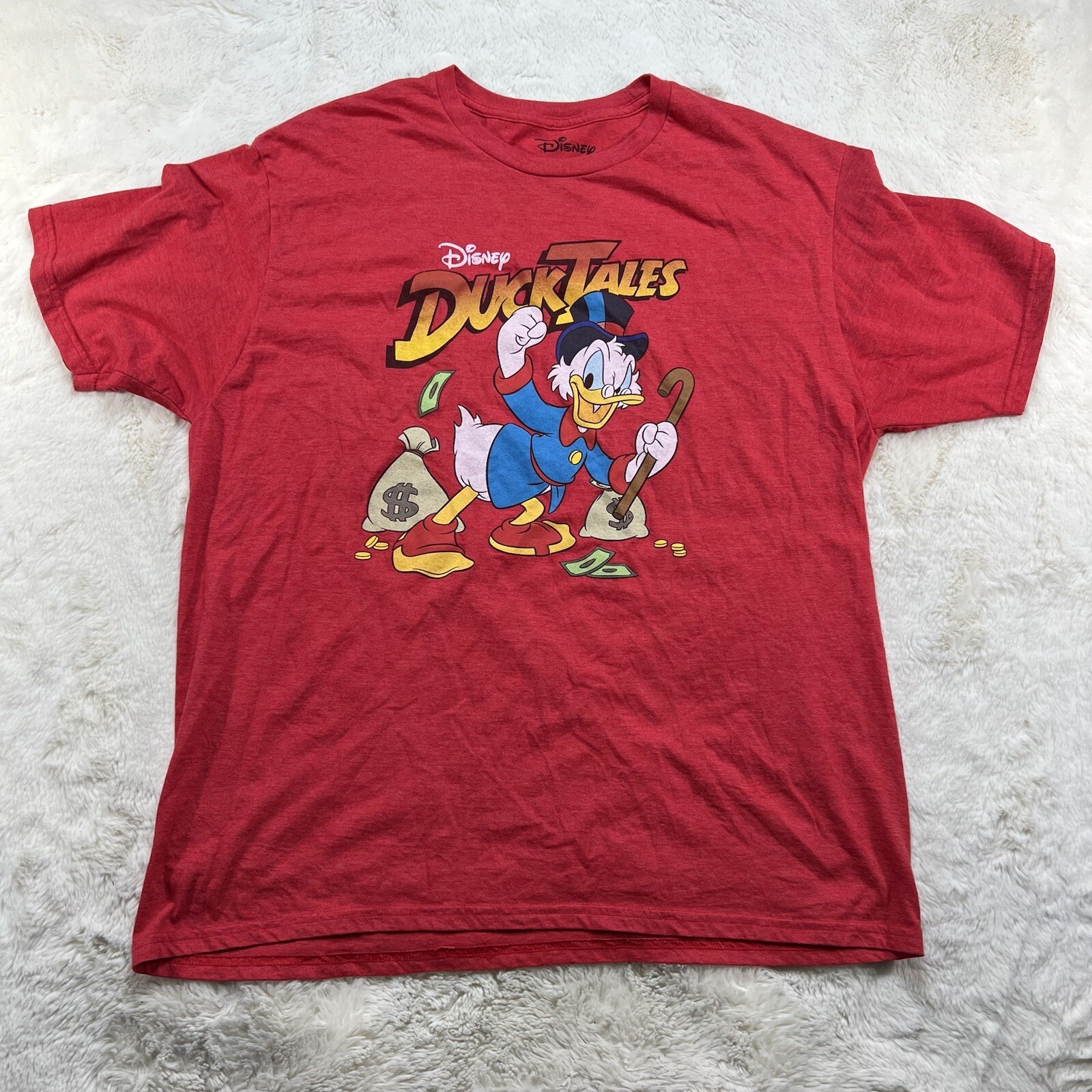 DISNEY DUCKTALES MONEY BAGS SCROOGE MCDUCK MEN'S SIZ… Gem