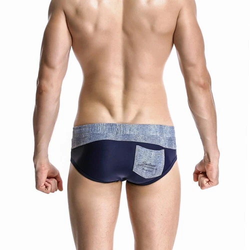 Herren Badeslip Sexy Low Waist Badeanzug Strand Bikini Shorts Gay Badeanzug Hot - Bild 18 von 36