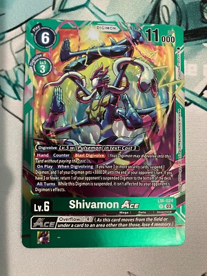 Shivamon ACE LM-024 P Digimon CCG | Special Limited Set NM | eBay
