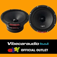 Vibe SLICKPRO8M-V0 - 8" Pro Pro Midrange Car Speakers 4Ohm