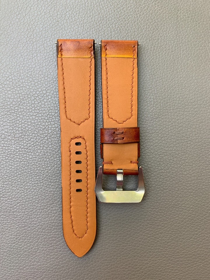 Top Affordable Pig Skin Leather 20 mm Watch Band Replacement KC2632_K0032439