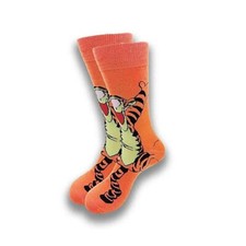 Classic Cartoon Winnie The Pooh Tigger Character 360 Adult Size Crew Socks