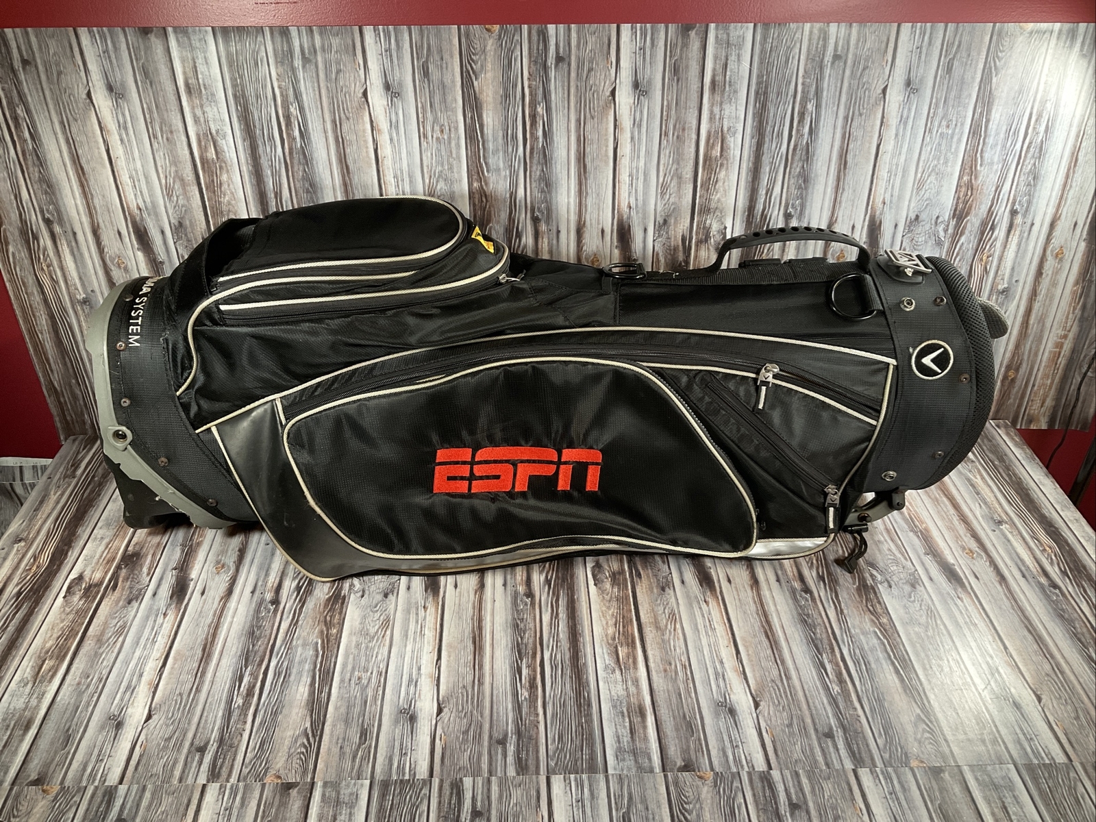 Callaway Terrafirma X Series 6 Way Divider Golf Stand Carry Bag ESPNNo