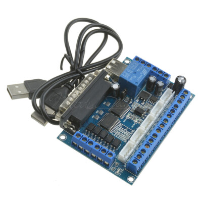 5 axis CNC Breakout Board with optical coupler for Stepper Motor Driver MACH3