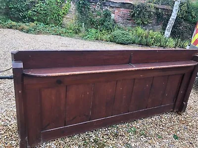 Buy 83” Authentic Mahogany Coloured Church Pew Bench Good Condition 