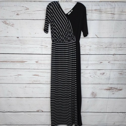 Cato Maxi Dress Faux Wrap Stretch Dress 