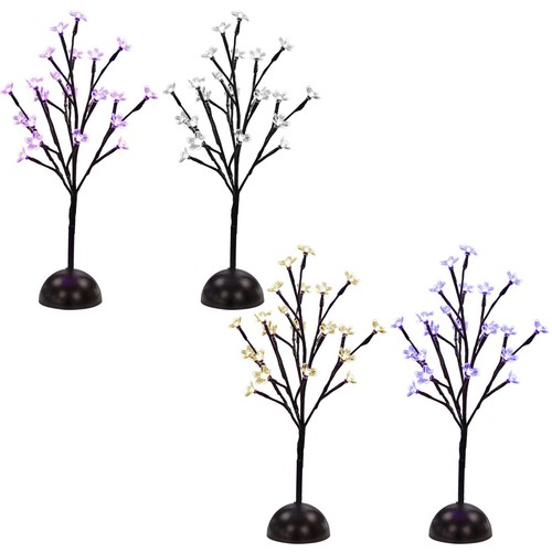 LED Branch Light Blossom Tree Flower Twig Decorative Table Lamp Battery Powered