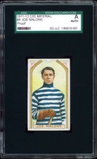 1911-12 C55 Imperial Tobacco #4 Joe Malone HOF RC PROOF SGC Authentic ~ Unique!