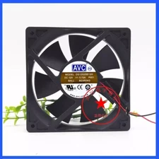 AVC DS12025B12H 12025 DC12V 0.75A 12CM 2-Wire Silent Cooling Fan