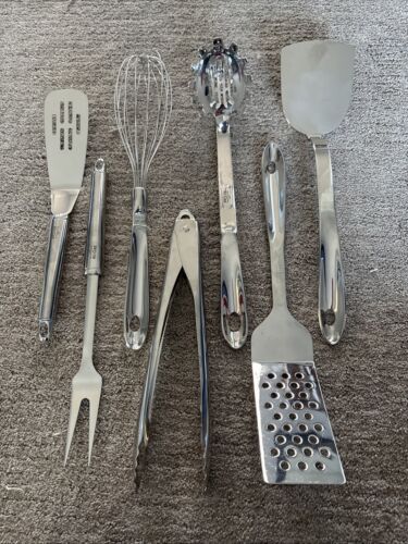 ALL CLAD STAINLESS STEEL KITCHEN UTENSILS SET KITCHENWARE COOKING TOOLS 7PC NEW