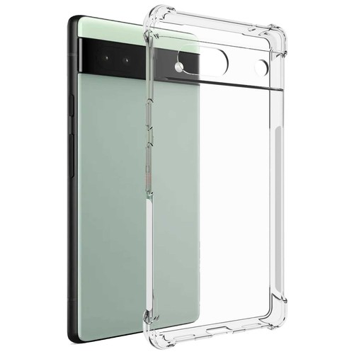 AICEK Custodia Trasparente Morbida Per Google Pixel 7A | Silicone TPU Sottile Con Antigraffio | Anti-filigrana E Dissipante