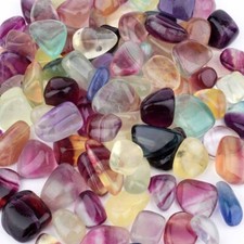 Candy Fluorit Trommelsteine bunt Ø 25 – 35 mm in bester AAA - Qualität