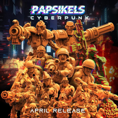 Law Breakers Miniatures (Full Set) | Sci-Fi Miniature | Papsikels