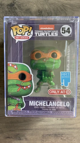 Funko Pop! Art Series Teenage Mutant Ninja Turtles Michelangelo #54 Target NEW