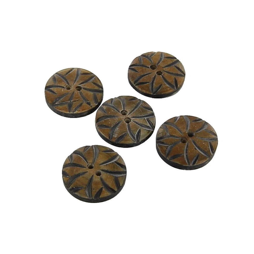 Horn Blazers & Suits Brown Sewing Buttons