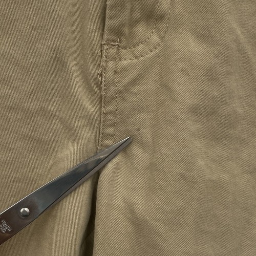 Calvin Klein Mens W36 Cargo Shorts Beige Twill Mid Rise Pockets Zip Fly Casual - Picture 6 of 15