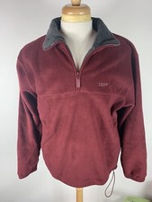 IZOD Mens Size M Long Sleeve 1/4 Zip Pullover Top -1013
