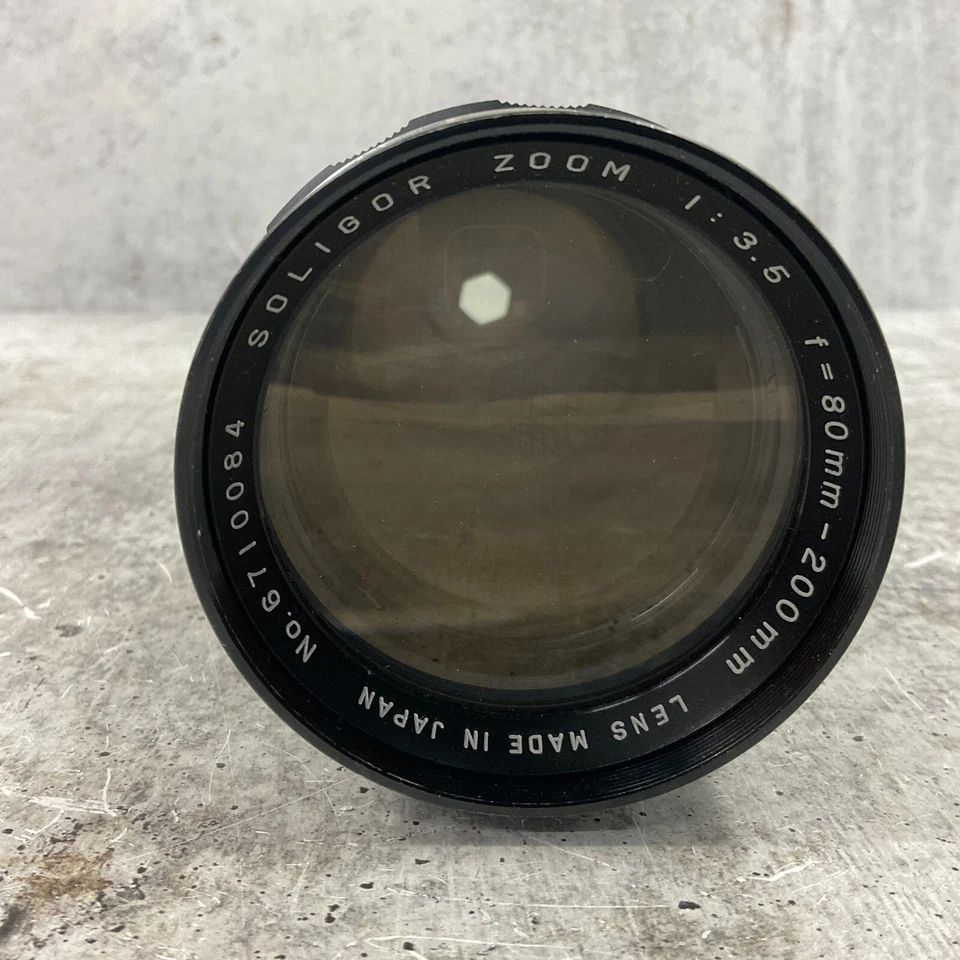 Lente Soligor Zoom 1:3,5 f=80 mm-200 mm No. 6710084 Japón Foto 2 de 4