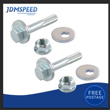 2X Eccentric Bolt Eccetric Flat Washer And Self Locking Nut Set For Bmw X5 E53