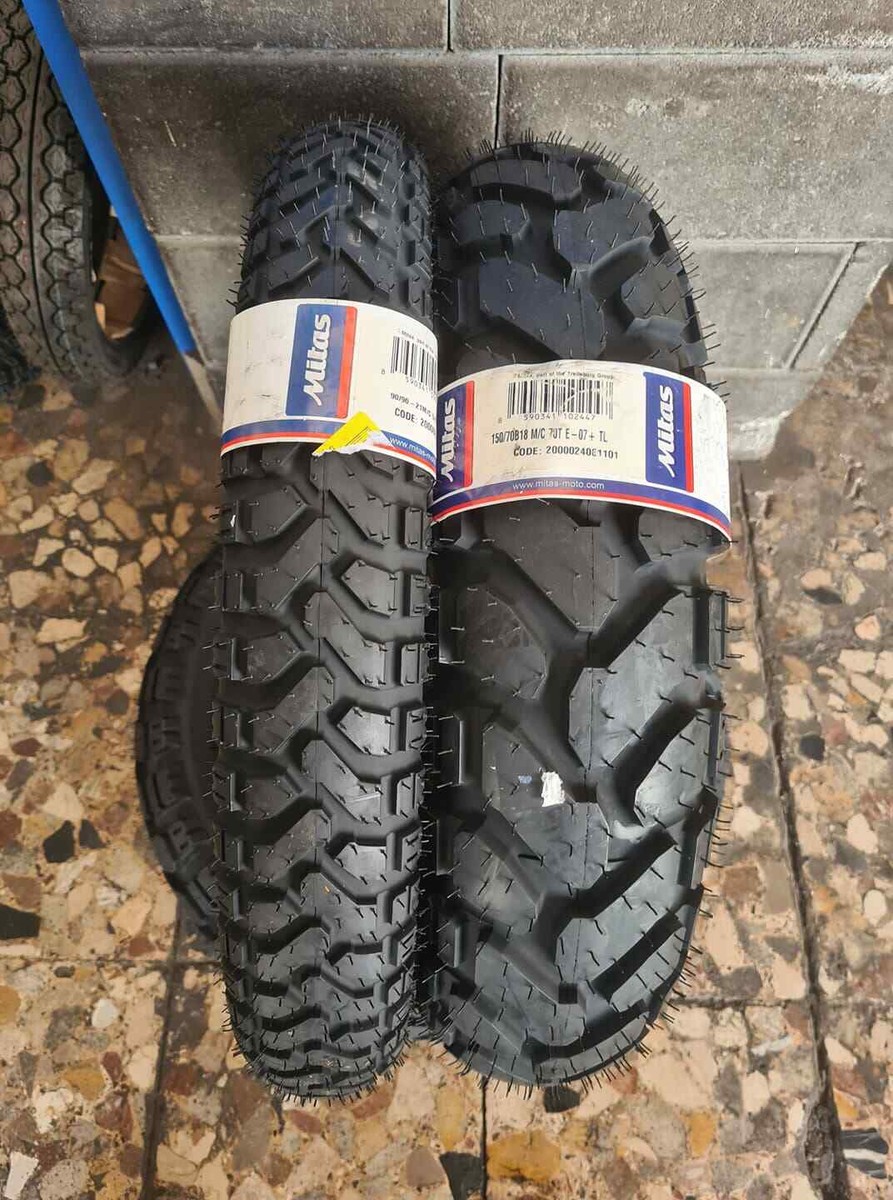 Pneumatici Enduro Mitas Coppia Trail XT - 90/90-21 (54T) E 150/70-18 (70T), M S, DOT2024 Pneumatici Mitas Enduro