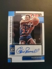 2022-23 PANINI DONRUSS OPTIC CAZZIE RUSSELL SIGNATURE SERIES AUTOGRAPH NY KNICKS