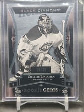 2016-17 Black Diamond Rookie Gems Silver Charlie Lindgren /25 Washington Capital