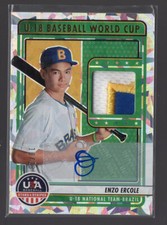 Enzo Ercole 2023 Stars & Stripes Cracked Ice Patch Auto 10/23