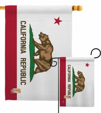 California Garden Flag Americana States Decorative Small Gift Yard House Banner