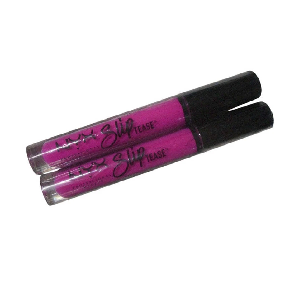 Pack of 2 NYX Slip Tease Full Color Lip Oil, Baecation STLO05 - Image 2 of 4