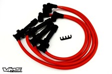 Vms Racing 10.2mm Spark Plug Wires For 90-94 Mitsubishi Eclipse 2.0l Dohc Red