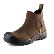 Buckbootz NKZ101BR Safety Dealer Boot Brown