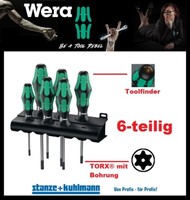 Wera 05138250001 Schraubendrehersatz 367/6 Torx Bo 6-Teilig Torx® Mit Bohrung