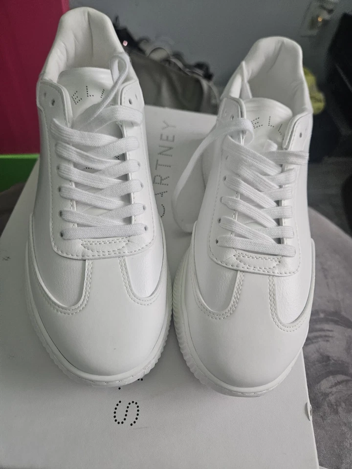 Zapatillas deportivas Stella McCartney Loop auténticas blancas de imitación de cuero 39 EE. UU. 9 Foto 2 de 4